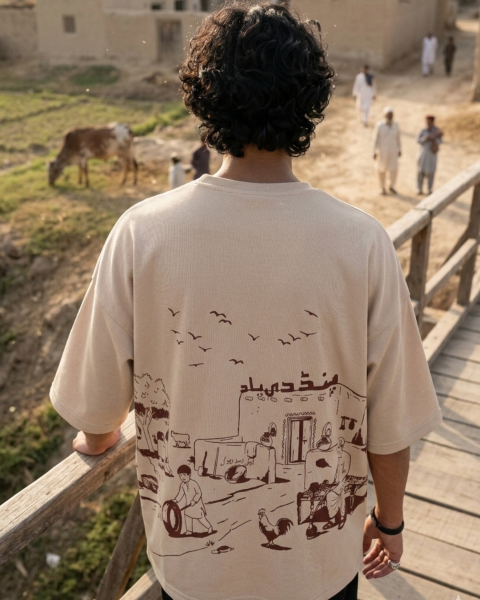 Pind di Yaad - Oversized Tee