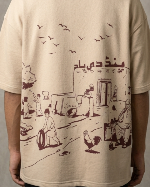 Pind di Yaad - Oversized Tee